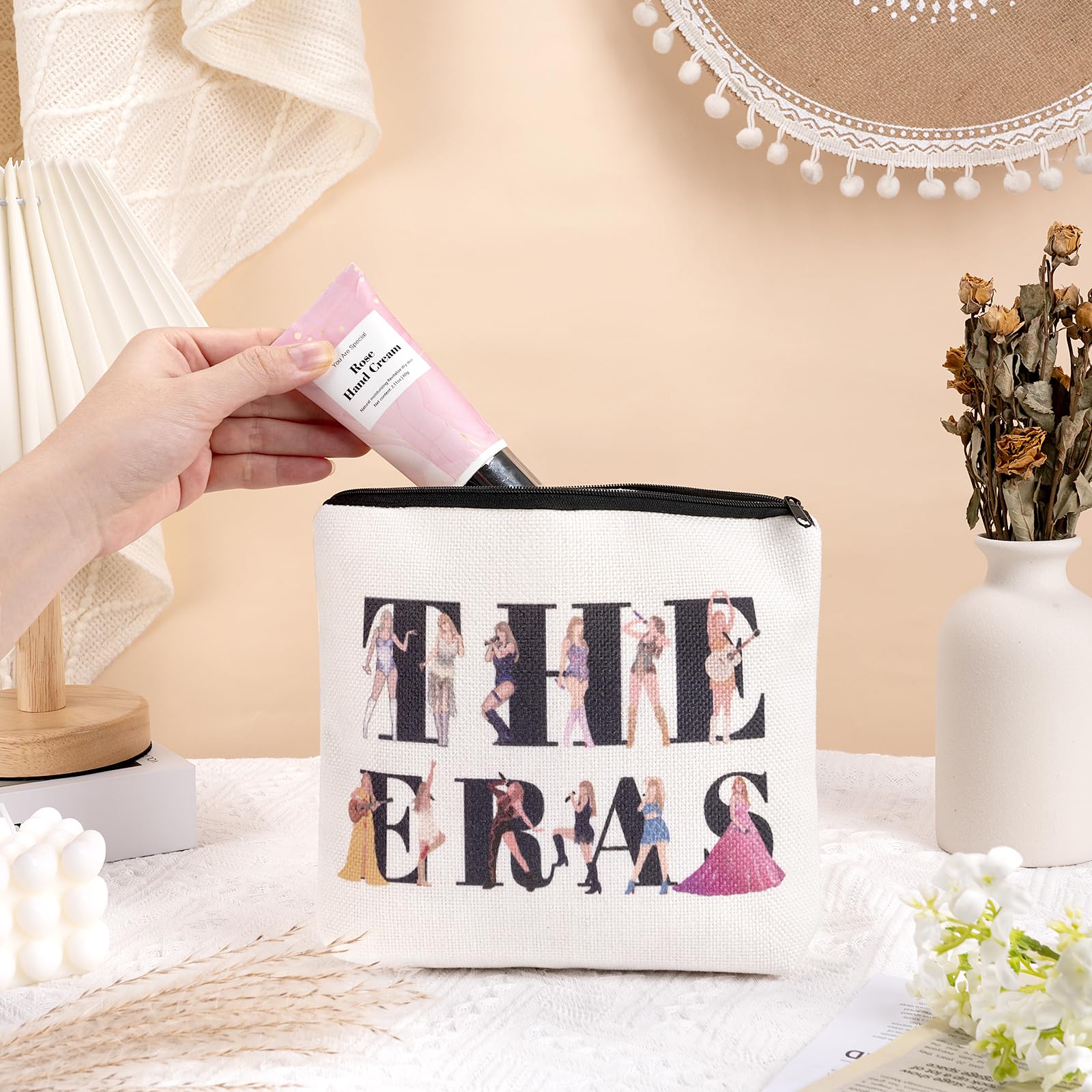 Frerdui Singers Merch Makeup Bag – Waterproof Travel Organizer