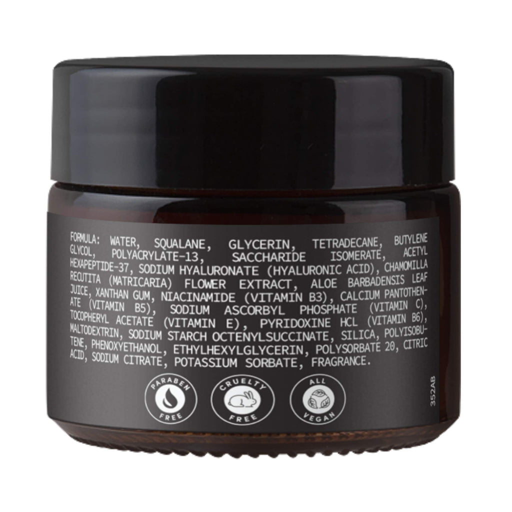 Fresh Rituals Vegan Face Moisturizer with Hyaluronic Acid, Aloe Vera and Niacinamide | 2 ounce | Cruelty Free, Paraben Free, Natural Ingredients | Lightweight Daily Use Moisturizing Cream