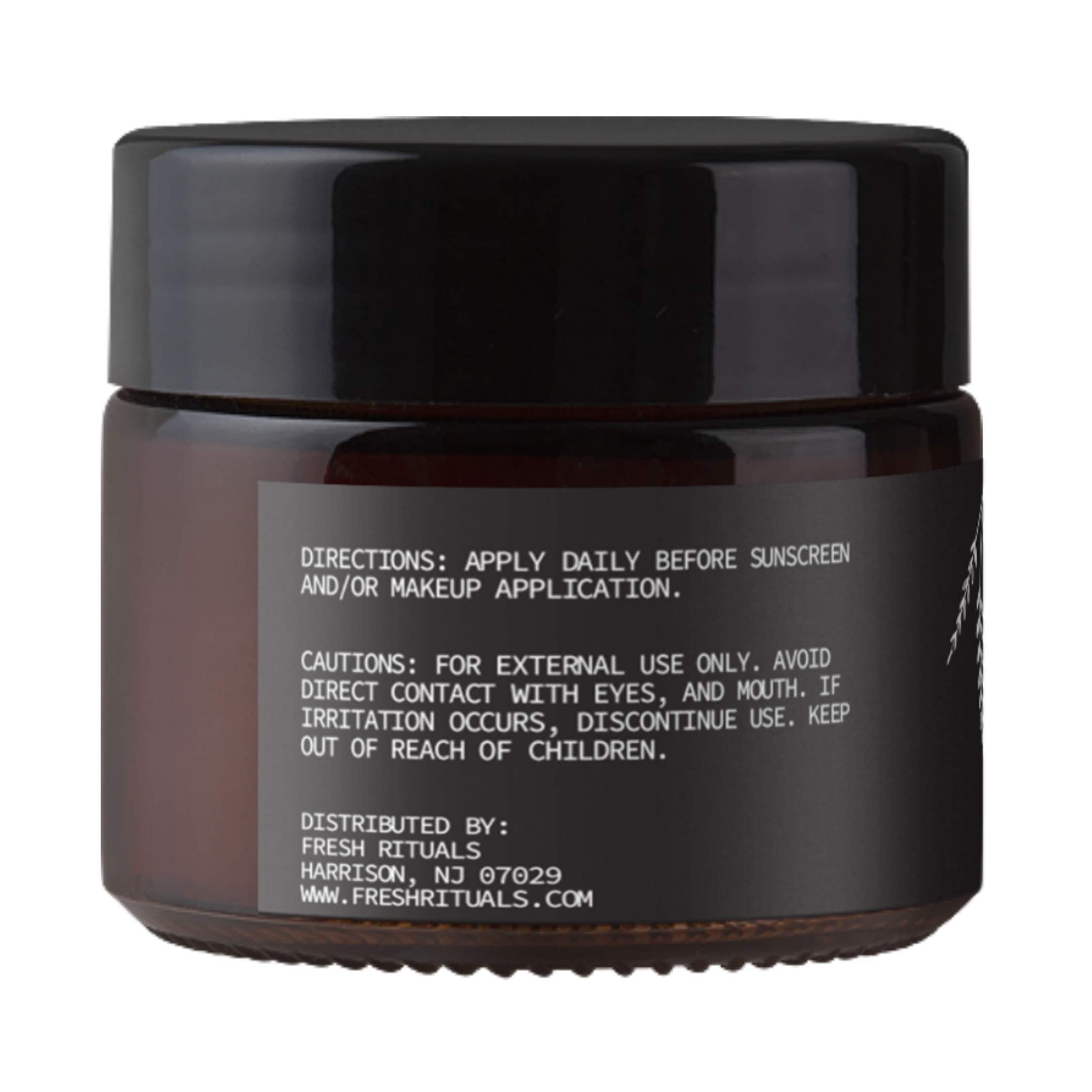 Fresh Rituals Vegan Face Moisturizer with Hyaluronic Acid, Aloe Vera and Niacinamide | 2 ounce | Cruelty Free, Paraben Free, Natural Ingredients | Lightweight Daily Use Moisturizing Cream