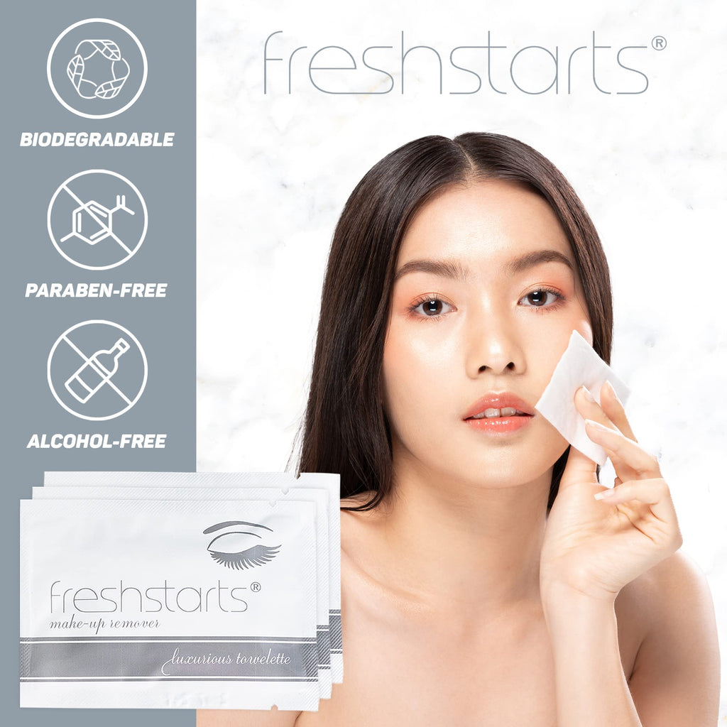 Freshends 300 Bulk Pack Luxurious Makeup Remover Wipes – Gray, Travel-Size, Disposable