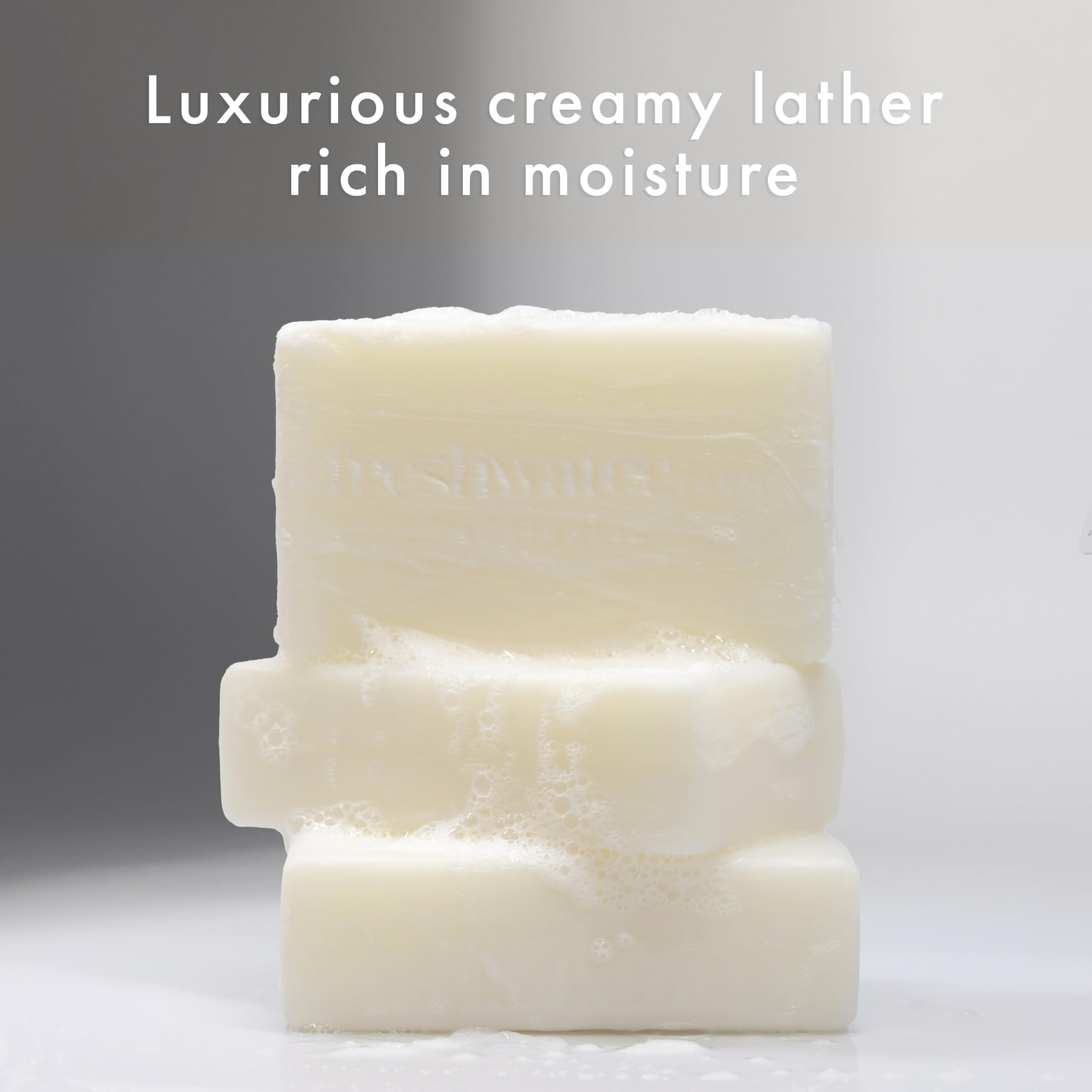 Freshwater Farm Australia Healing Sandalwood + Kunzea Oil Castile Soap Bar 7oz x 8 Pack