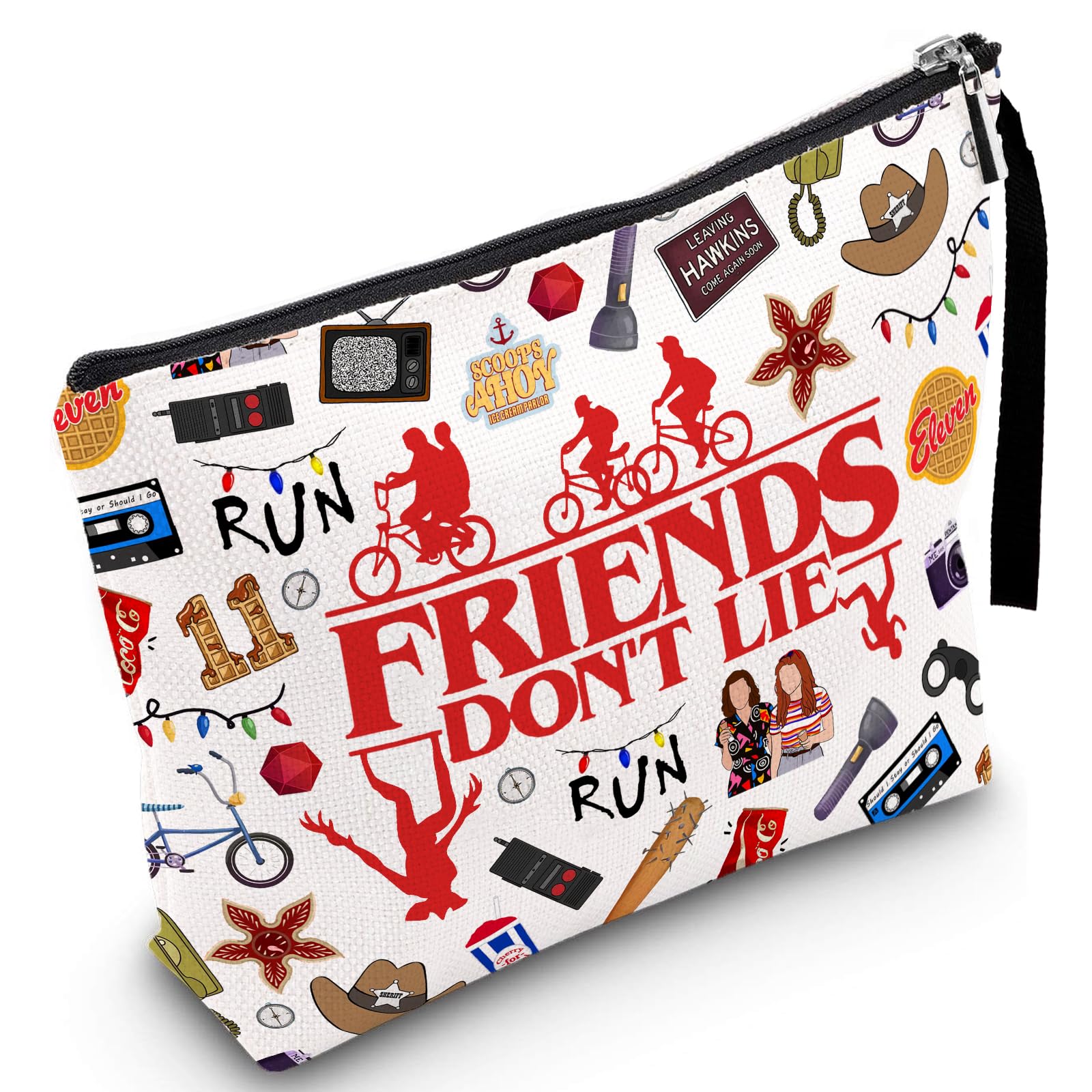 Friendship Makeup Bag – Inspirational Gift Pouch for Best Friends, Sisters & Travel