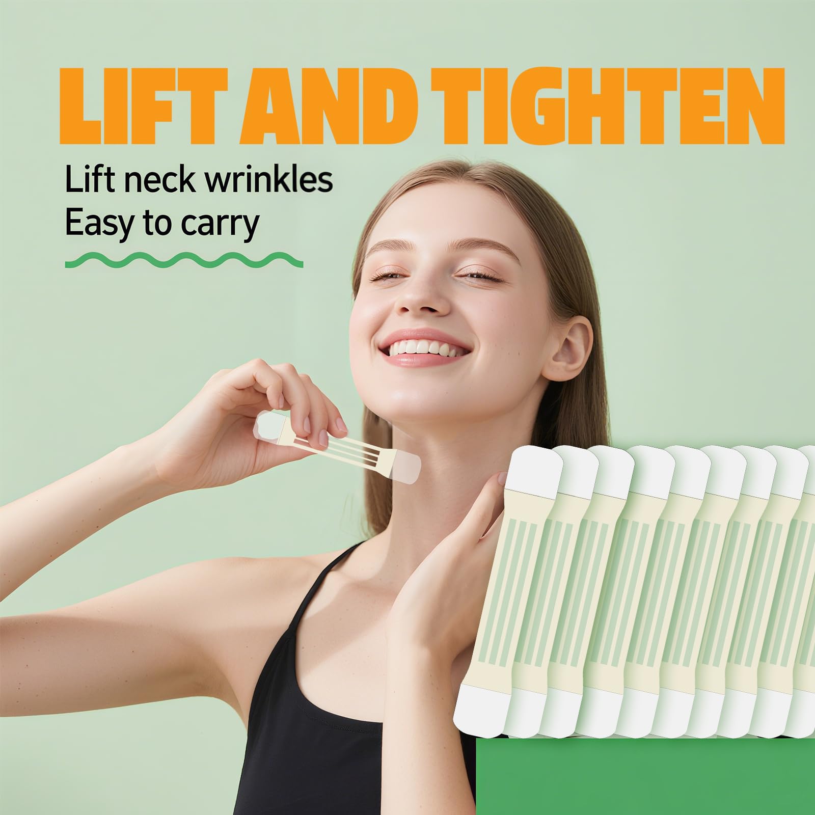 Friendship 48 Pack Invisible Neck Lifting Tapes — Neck Lift Patches for Skin Care