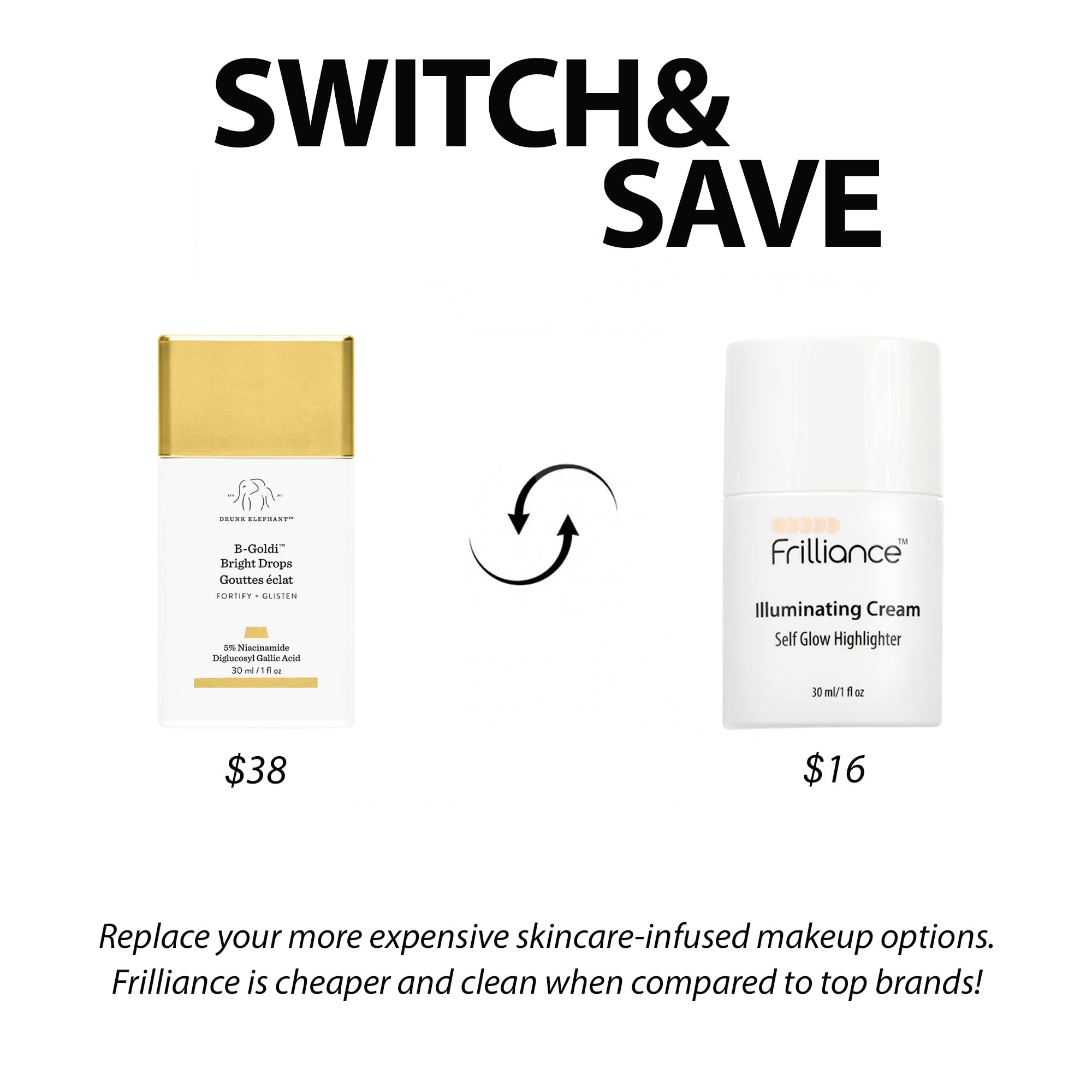 Frilliance Illuminating Cream | Hydrating Self-Glow Highlighter for Teens | Cruelty-Free & Hypoallergenic