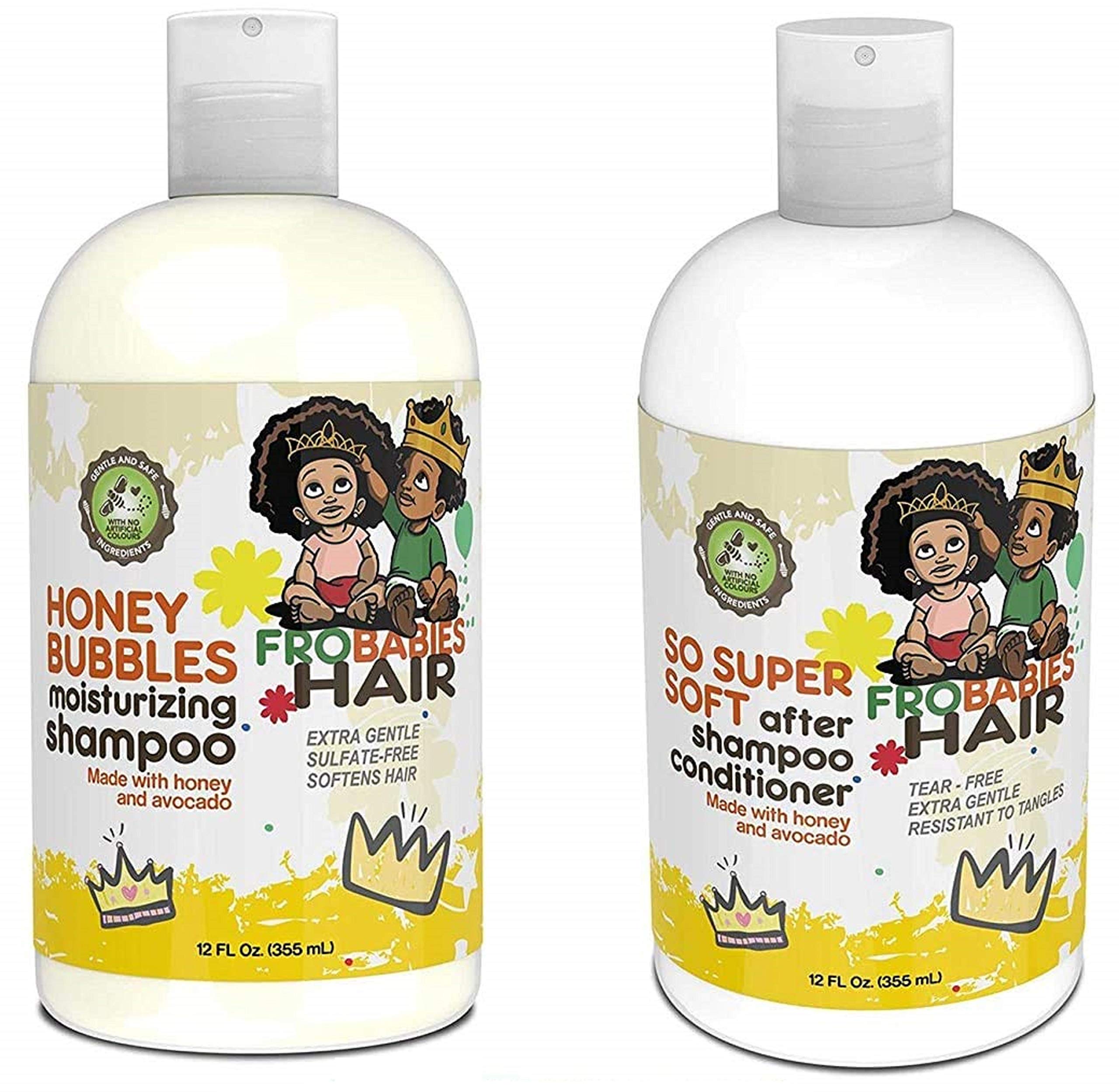 FroBabies Hair Honey Bubbles Shampoo & So Super Soft Conditioner – 12oz Duo