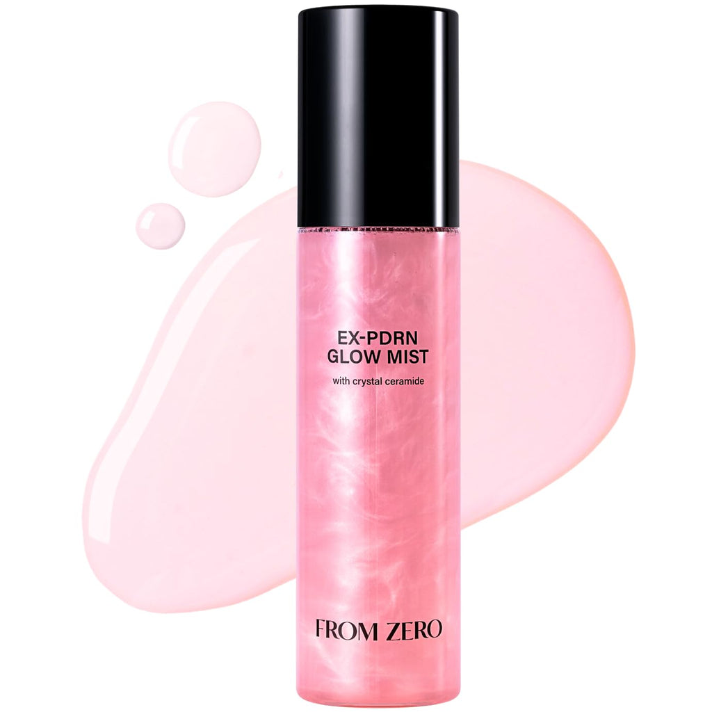 FROM ZERO EX-PDRN Glow Mist: Pink Ceramide Toner Spray for Hydration & Glass Skin