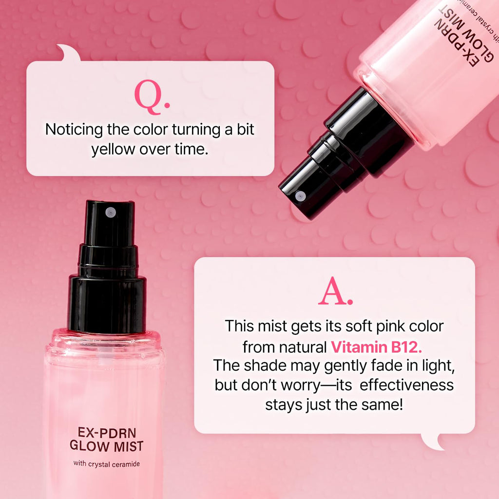 FROM ZERO EX-PDRN Glow Mist: Pink Ceramide Toner Spray for Hydration & Glass Skin