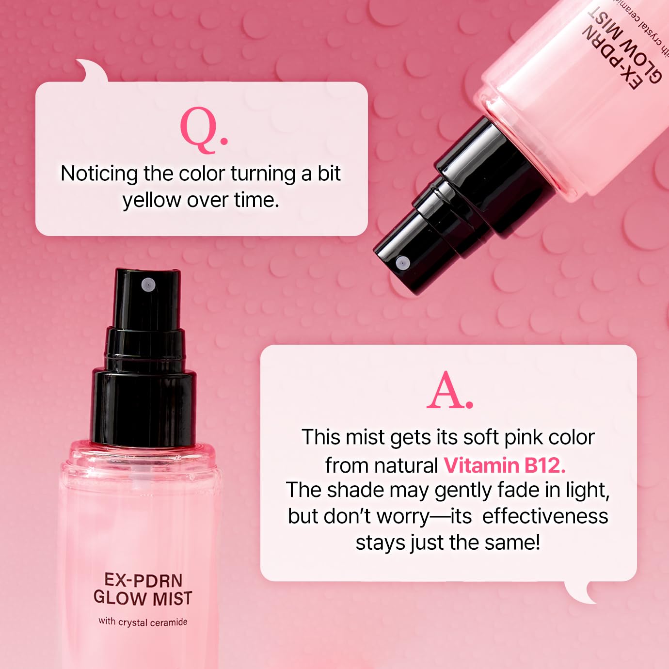FROM ZERO EX-PDRN Glow Mist: Pink Ceramide Toner Spray for Hydration & Glass Skin