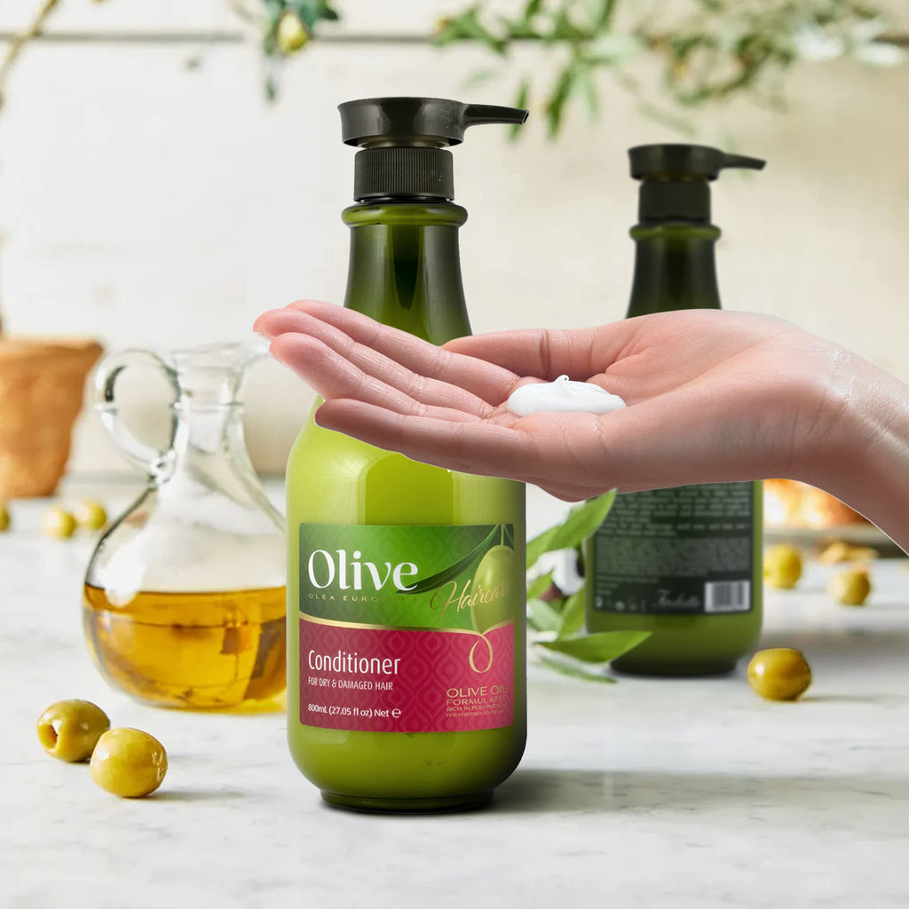 Frulatte Olive Oil Moisturizing Hair Conditioner — Vitamin E, Shea Butter & Oils