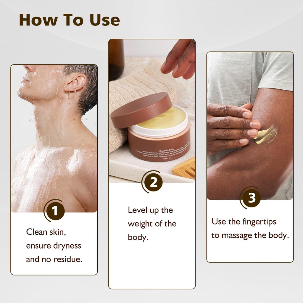 Fugit Crowned SKLN Body Butter for Men – Pheromone Scented Hydrating Cream