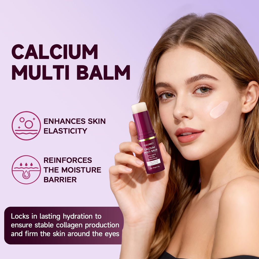 FullMeet Calcium Multi Balm Stick + Calcium Intense Cream – Anti-Aging Eye Care Set