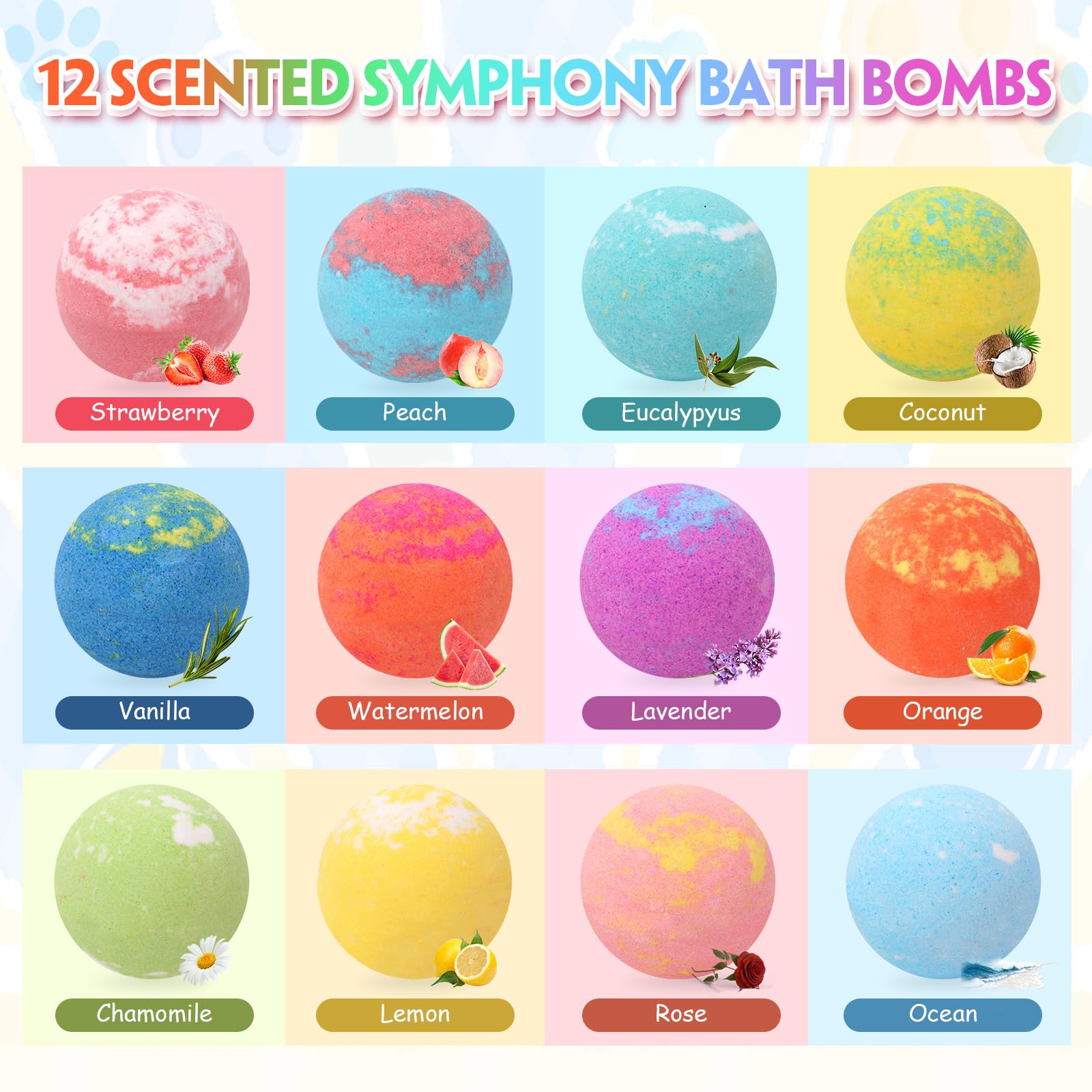 FUNCREVITY Kids Bath Bombs with Surprise Inside – Toys in Every Fizzy Ball Gift Set