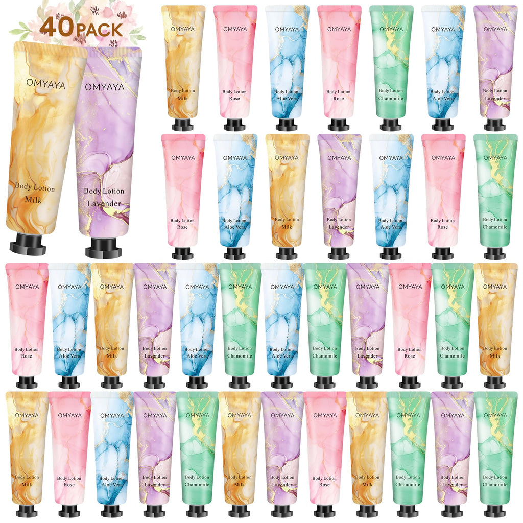 Furnizone Body Lotion 40-Pack Gift Set – Travel-Size 20ml Lotions