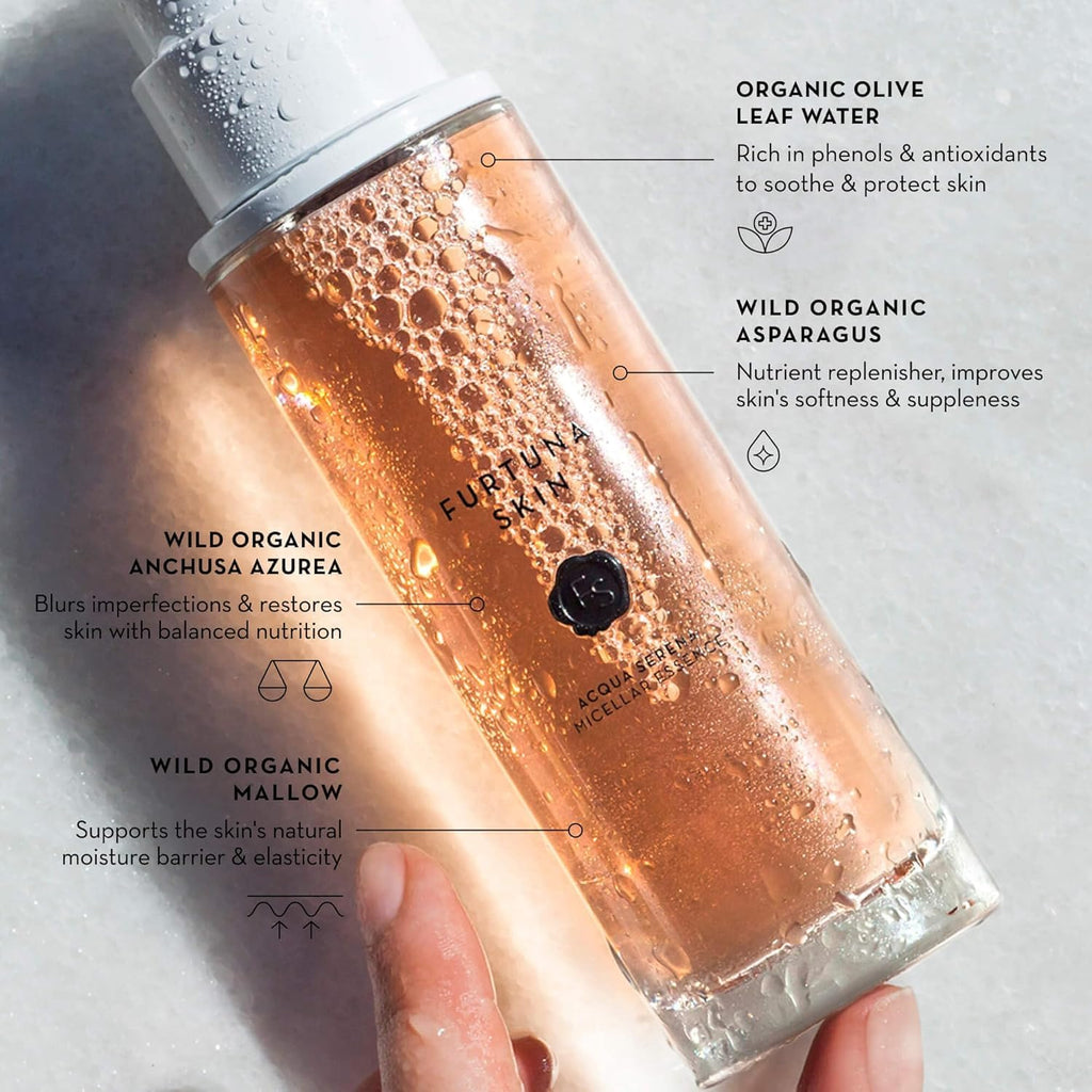 Furtuna Skin Micellar Cleansing Essence Water – Dual-Use Cleanser & Toner (15ml)