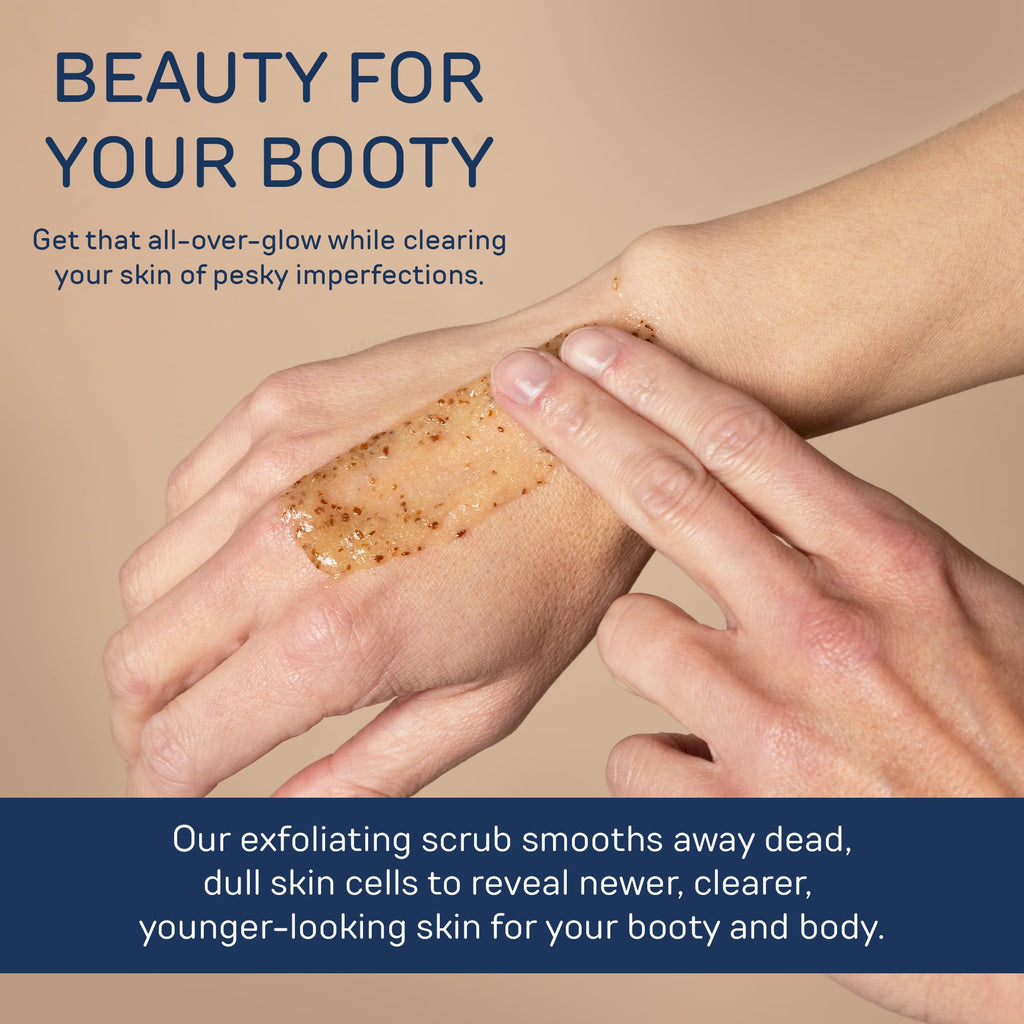 Future Method Body Scrub Exfoliating Cleanser – Butt Scrub with Hyaluronic Acid, Jojoba Oil & Vitamin C