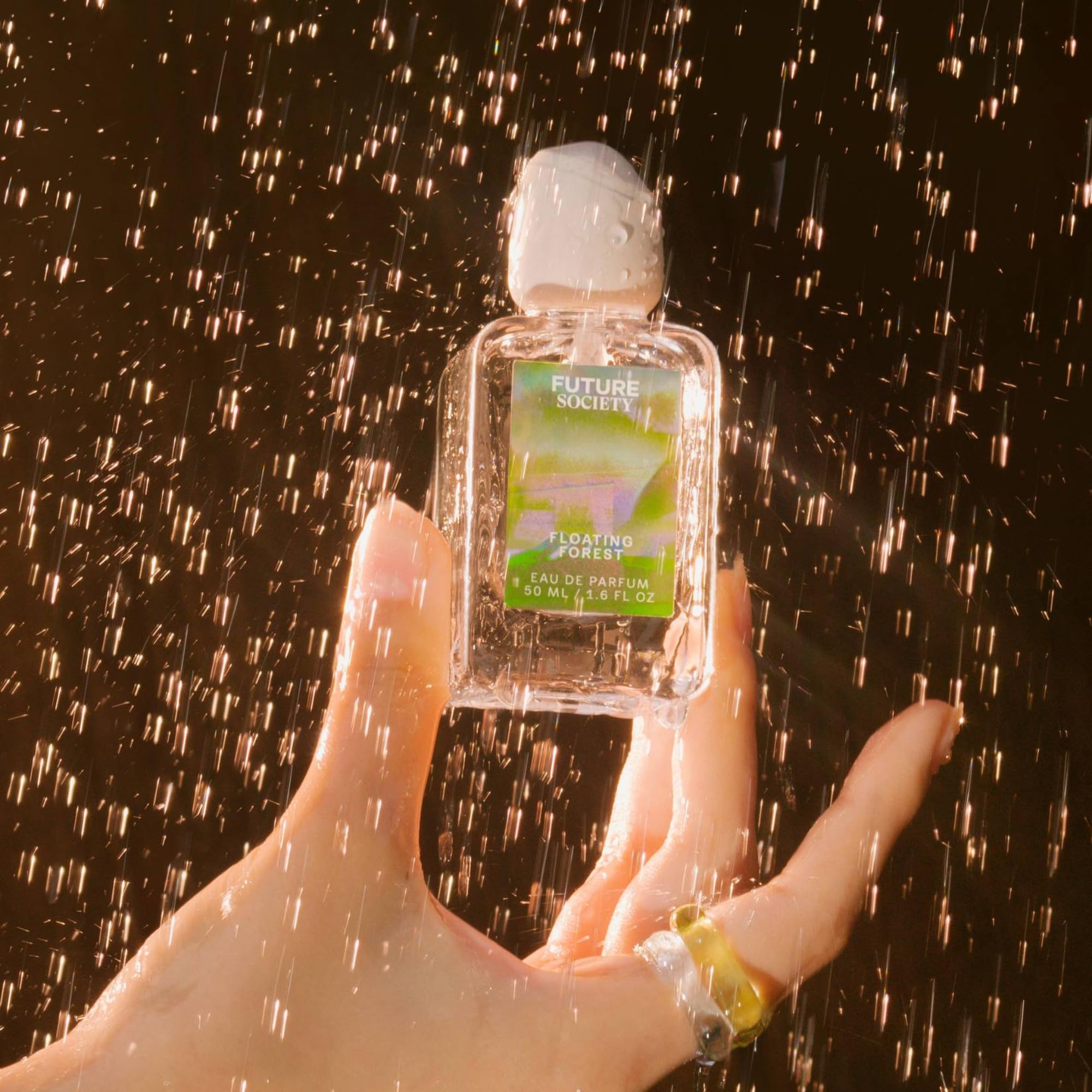 Future Society Floating Forest Perfume - Rich Aquatic Floral EDP with Bergamot, Freesia, Rose & Salted Musk - 50ml