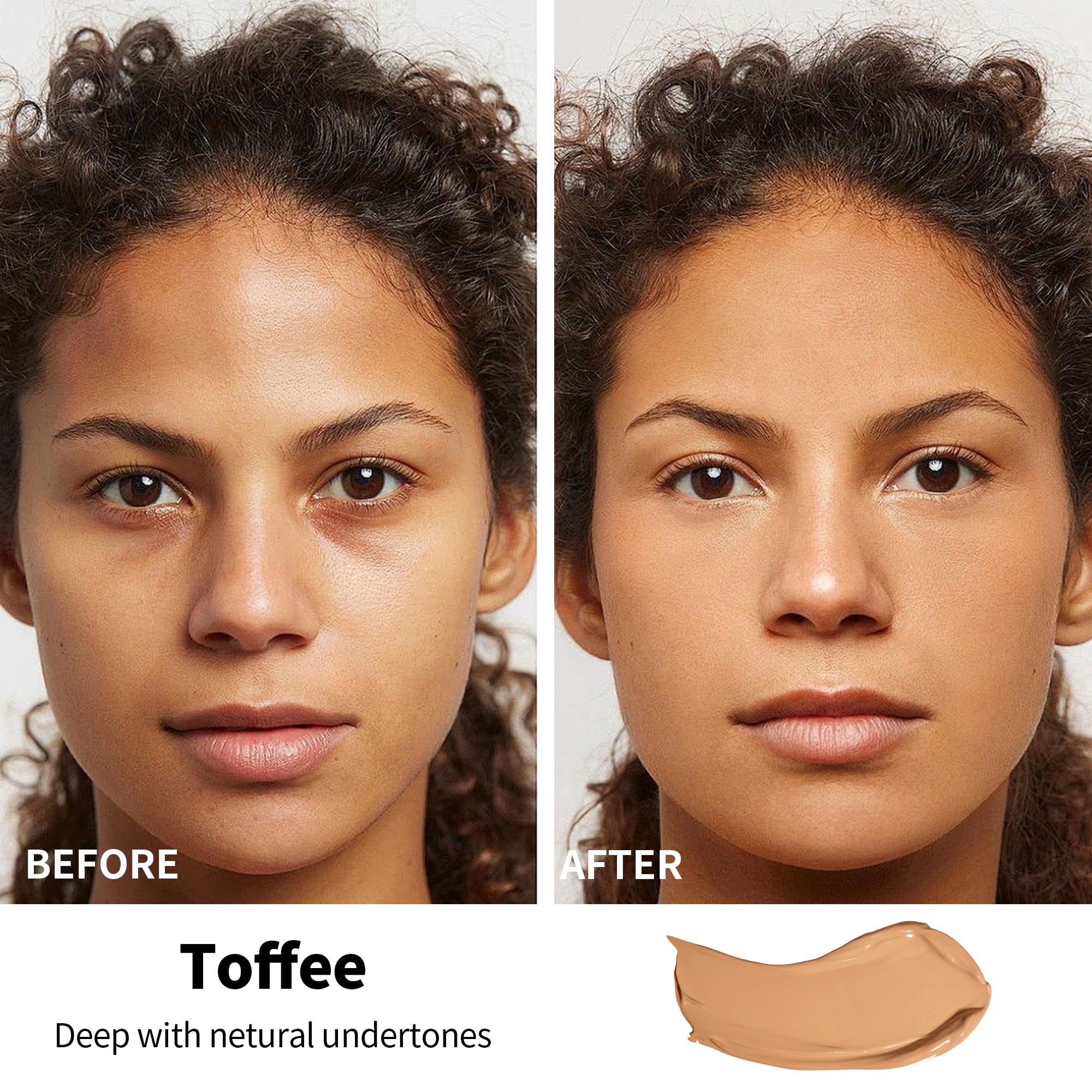 FV 2 Pack Waterproof Foundation – Matte Finish, Medium Coverage in Toffee (1.05 fl oz)