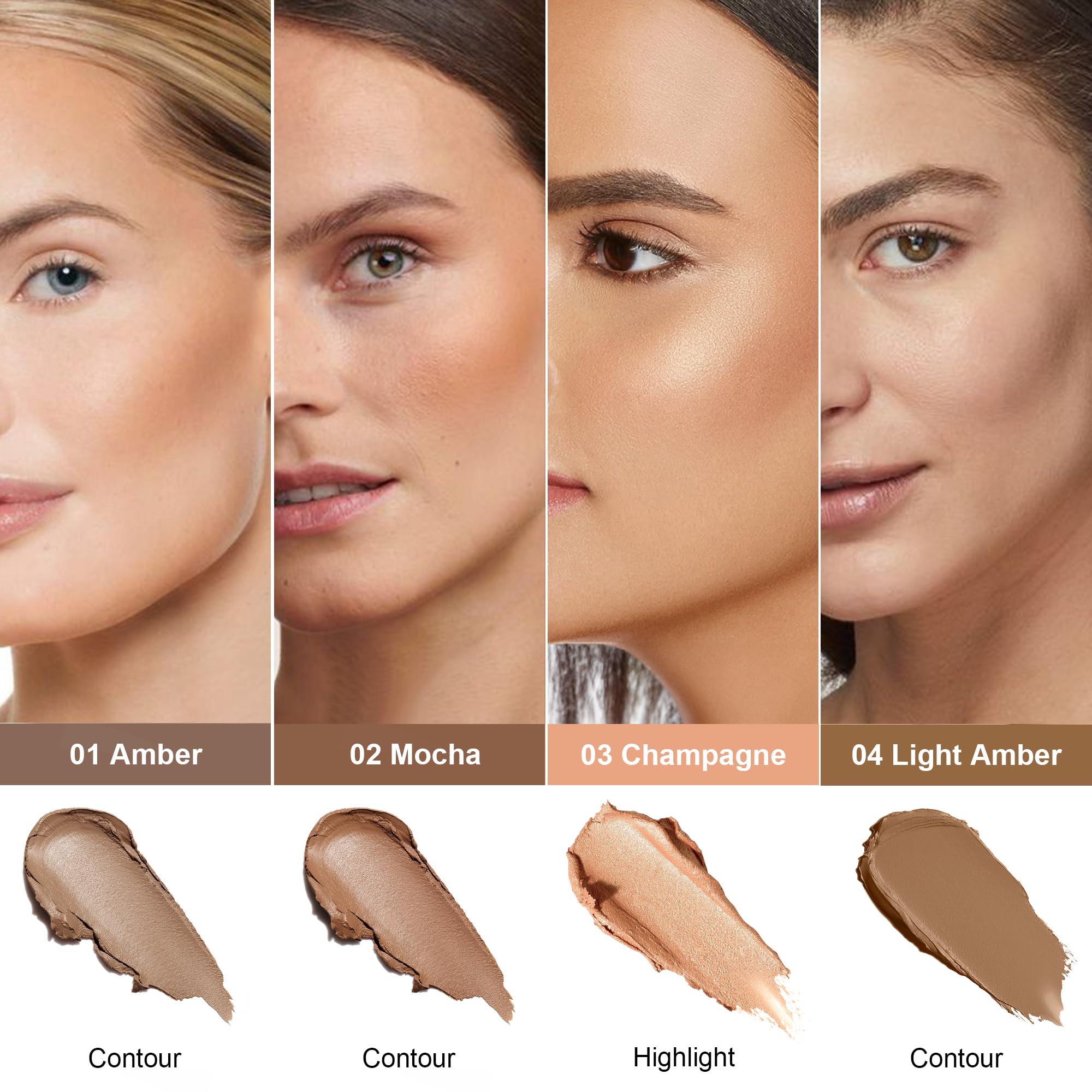 FV Contour Stick 04 Light Amber – Cream Contour, Waterproof & Long-Wearing