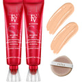 FV 2 Pack Waterproof Foundation – Matte Finish, Medium Coverage, Oil-Control for Oily/Normal Skin (Classic Ivory) 1.05 fl oz