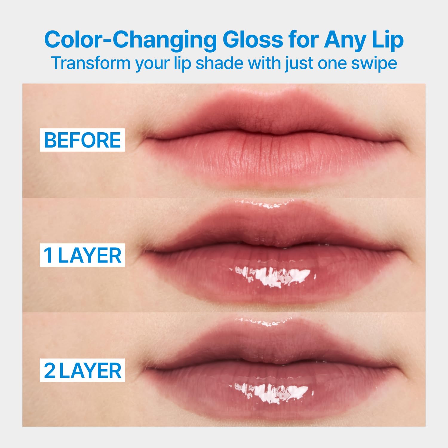 fwee 3D Changing Gloss 03 Scene Yellow – Color-Changing Lip Gloss, Layering Gloss, Long-Lasting & Plumping | 5.6g