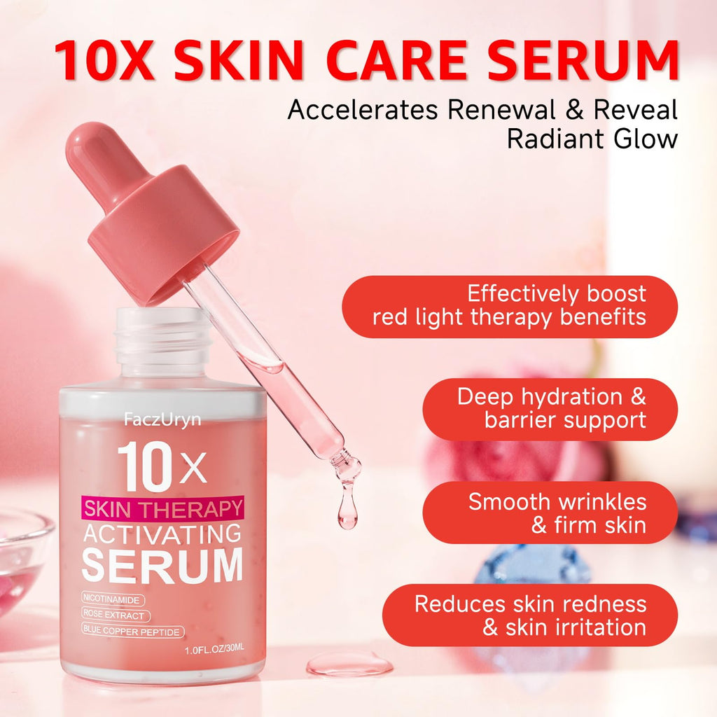 Fymiox Red Light Therapy Serum – Hydrating Activation for the Face, 1.0 oz