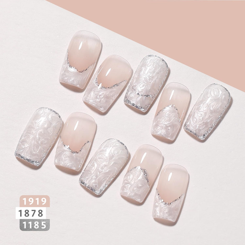 GAOY Pearl Gel Nail Polish Set – 6 Mermaid Shimmer Colors, Baroque Pearl Finish