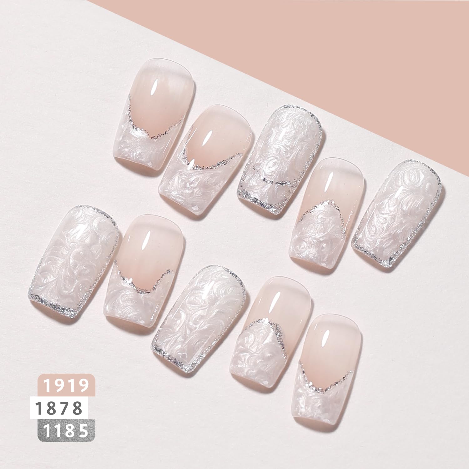 GAOY Pearl Gel Nail Polish Set – 6 Mermaid Shimmer Colors, Baroque Pearl Finish
