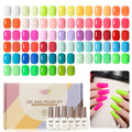 GAOY 42 Pcs Gel Nail Polish Kit with Neon Colors & Top Coats – DIY Manicure at Home