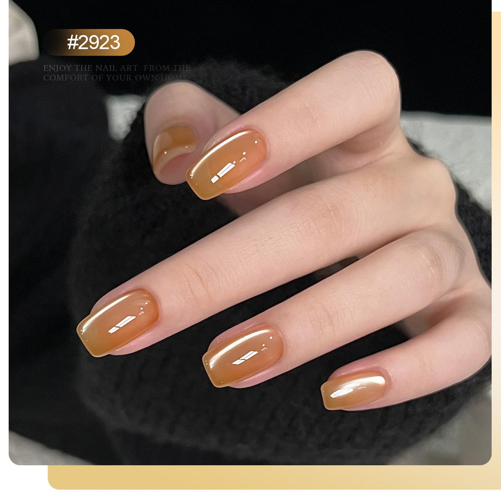 GAOY Silk Glitter Cat Eye Gel Polish Set with Magnet — 6 Colors for Home Manicure