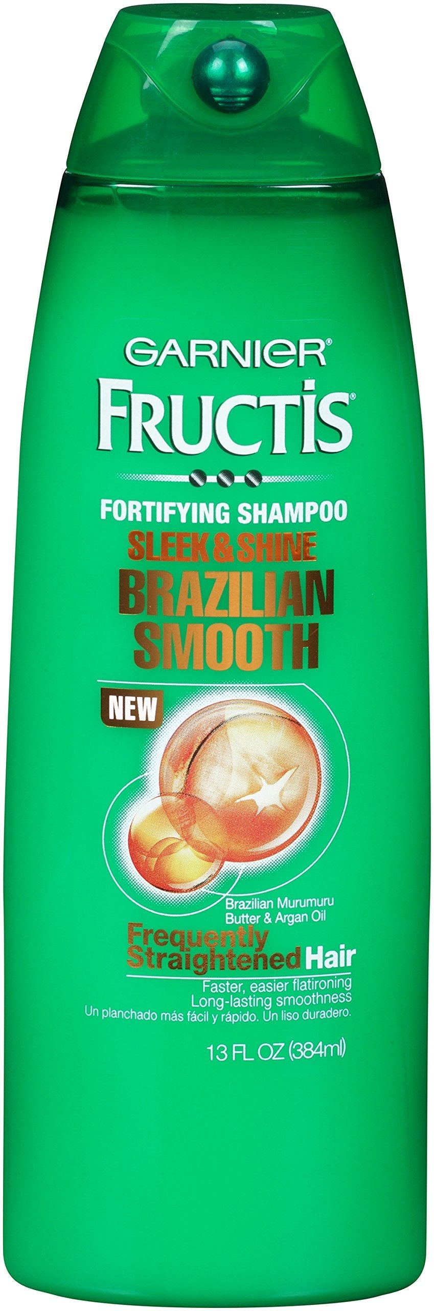 Garnier Fructis Brazilian Smooth Shampoo – 13 oz | Up to 10x Smoother Hair