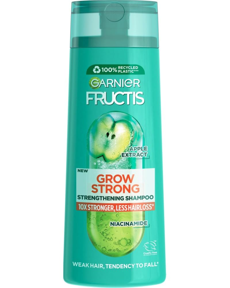 Garnier Fructis Grow Strong Shampoo - 400 ml | Strengthen & Shine