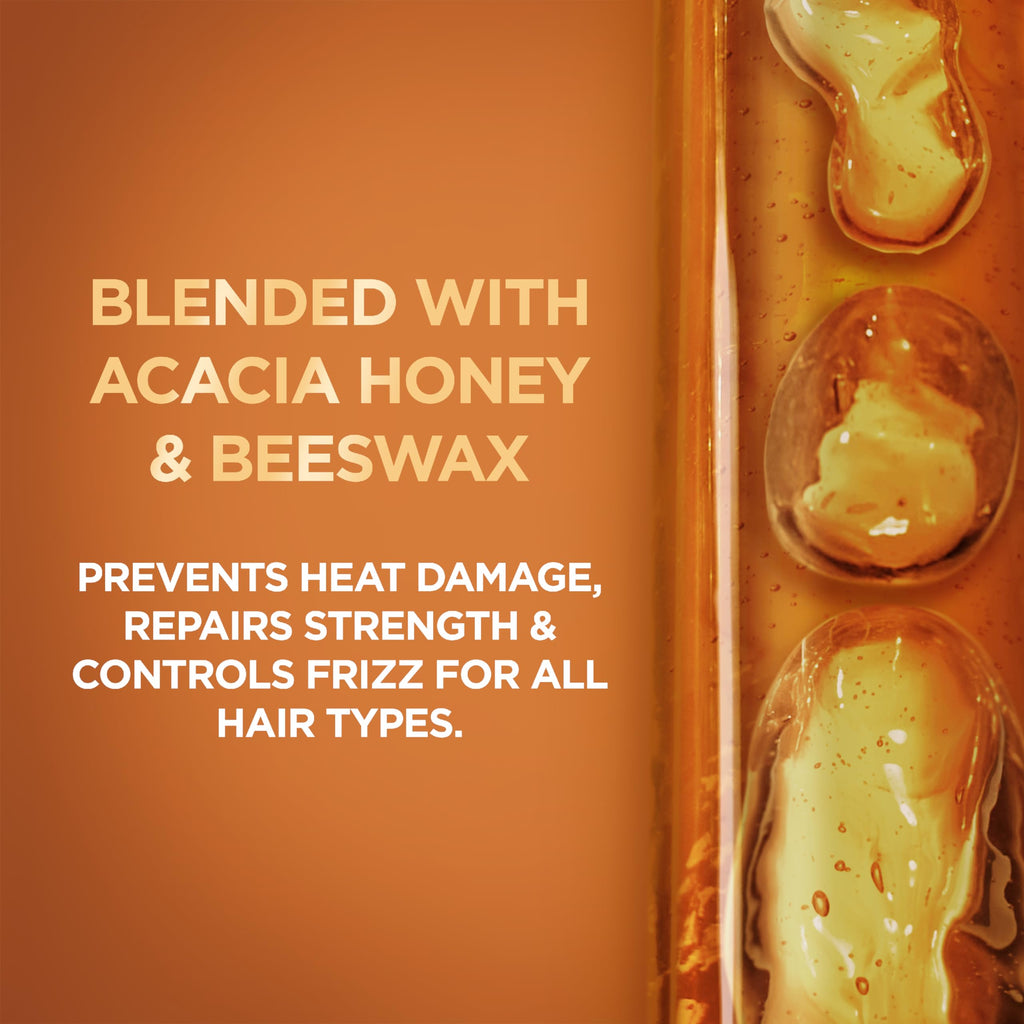 Garnier Whole Blends Hair Honey Milk Heat Protectant Spray – Up to 100Hrs Frizz Control (2 x 8.5 oz)