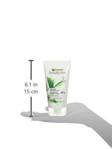 Garnier SkinActive Exfoliating Scrub with Green Tea for Oily Skin – 5 fl oz