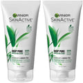 Garnier SkinActive Green Tea Exfoliating Scrub for Oily Skin – 2 Count
