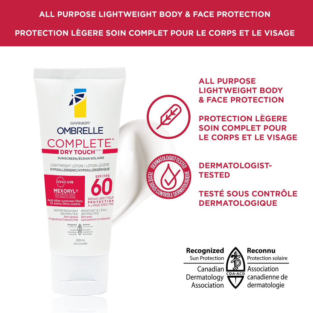 Garnier Ombrelle Complete Sensitive Advanced SPF 60 – 200 mL