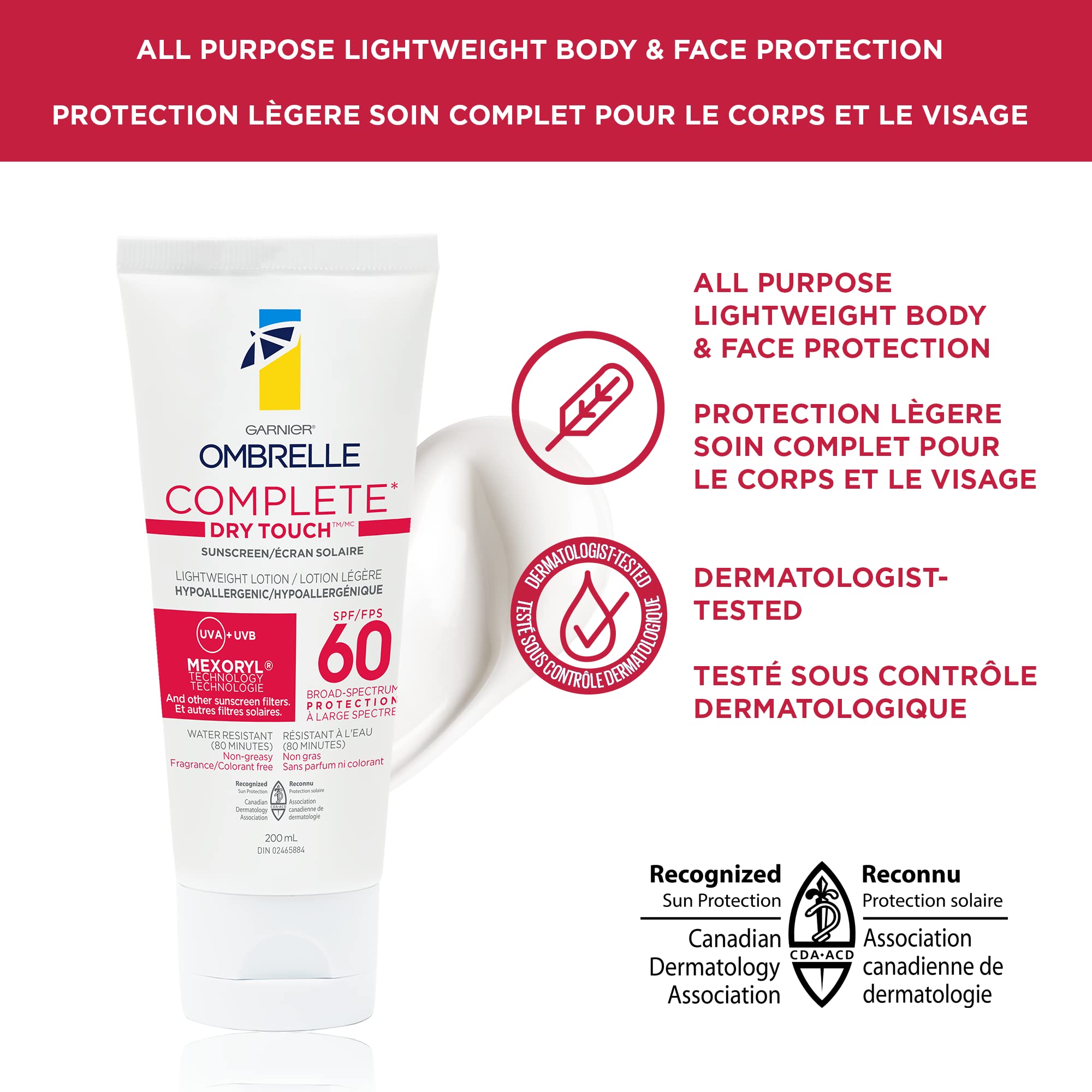 Garnier Ombrelle Complete Sensitive Advanced SPF 60 – 200 mL