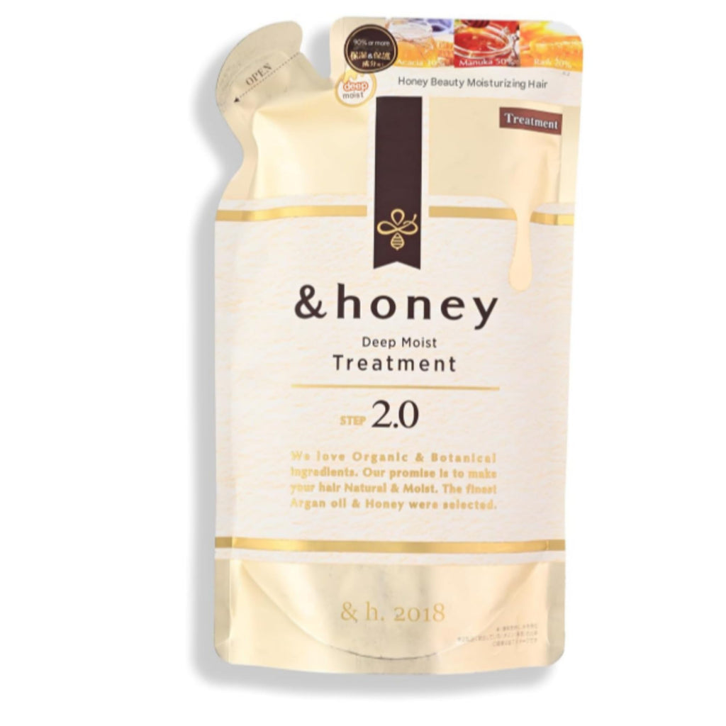 &-Honey Deep Moist Treat-ment Step 2.0 Refill 350g - Deep Moisturizing & Repairing Hair Oil | GASHINA STORY