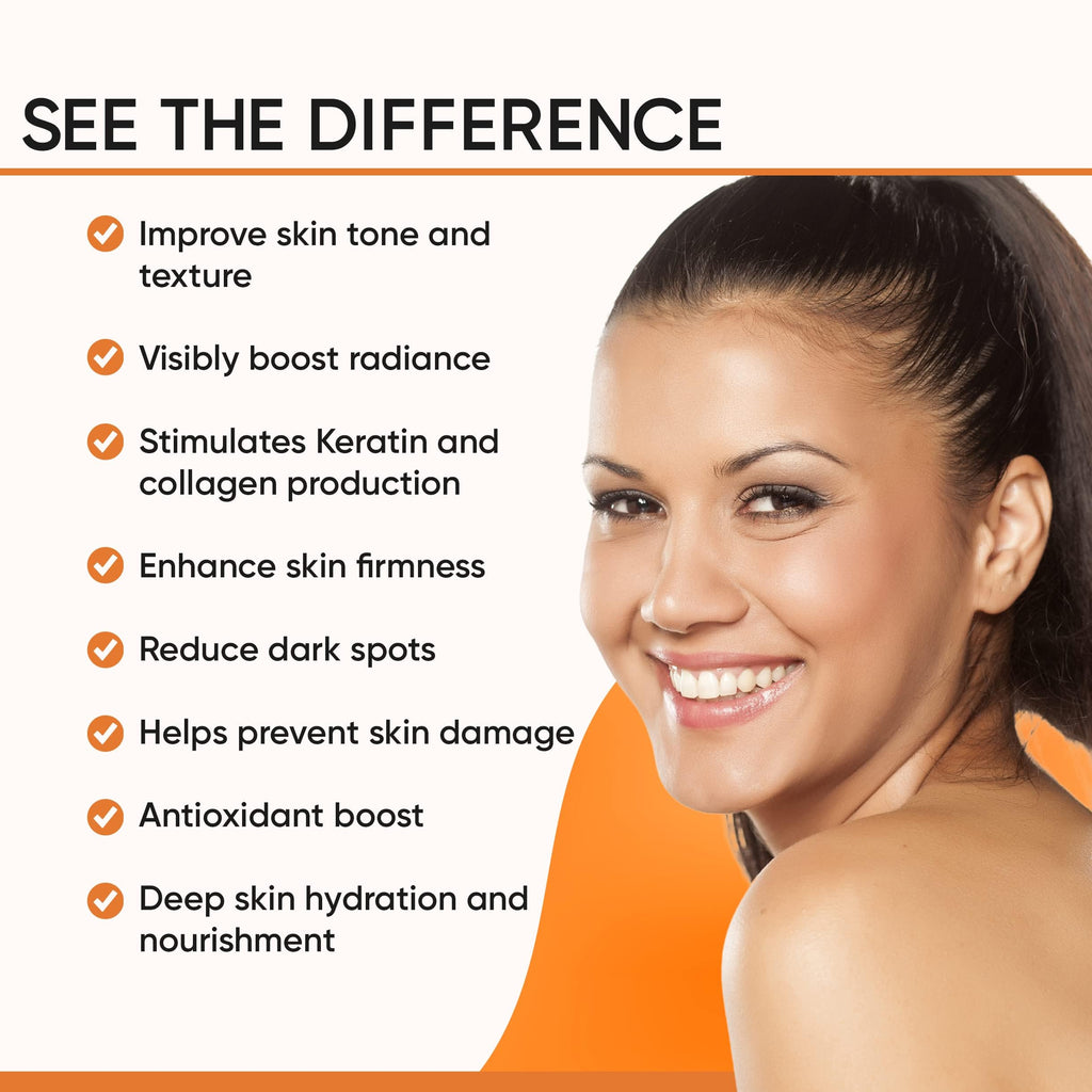 Gaudy Guru 100% Pure Vitamin C Serum for Face – Anti-Aging with Hyaluronic Acid