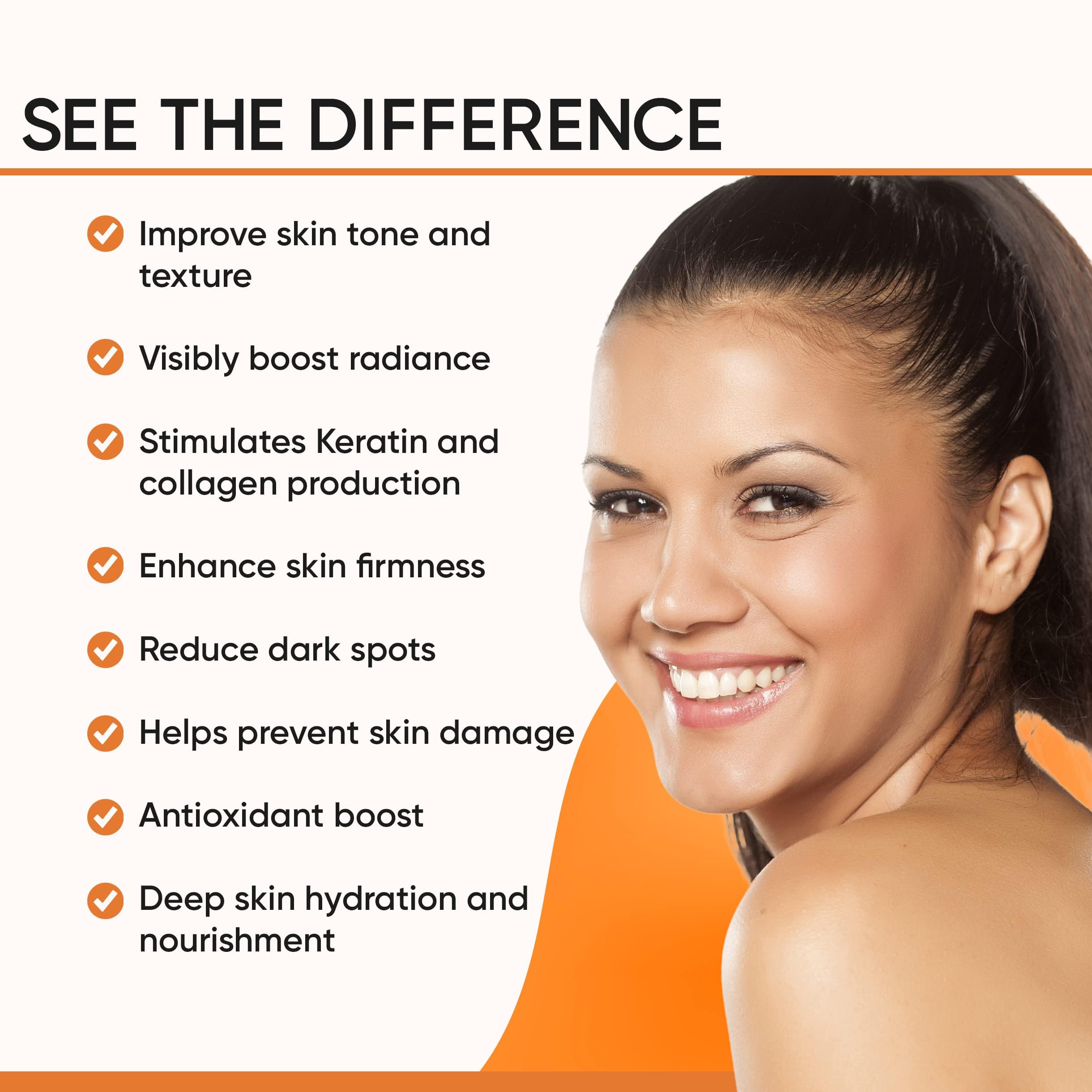 Gaudy Guru 100% Pure Vitamin C Serum for Face – Anti-Aging with Hyaluronic Acid