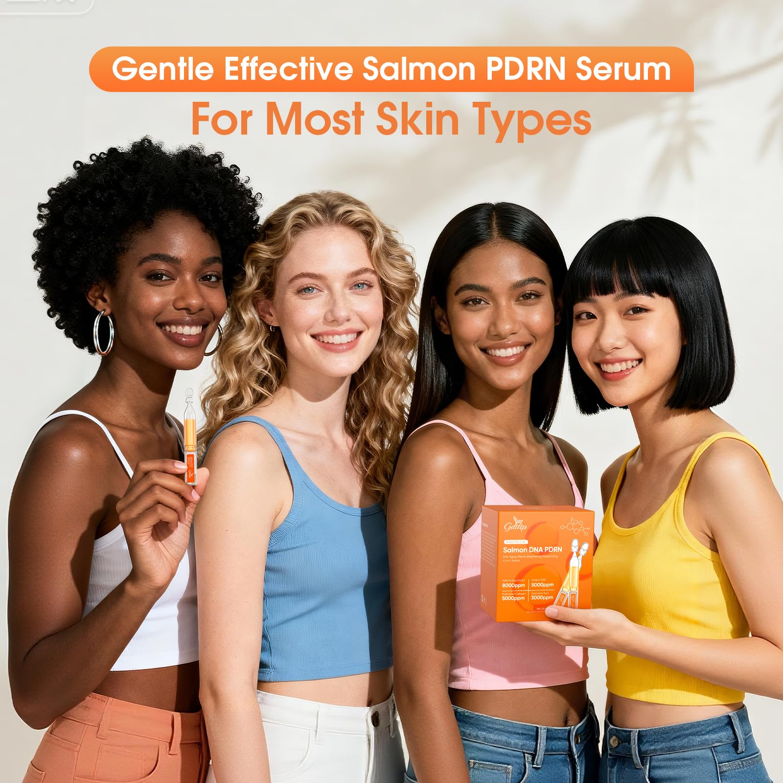GDTLTP Salmon DNA Serum – Korean Anti-Wrinkle PDRN Serum with 8000ppm Salmon Egg & 6D Hyaluronic Acid