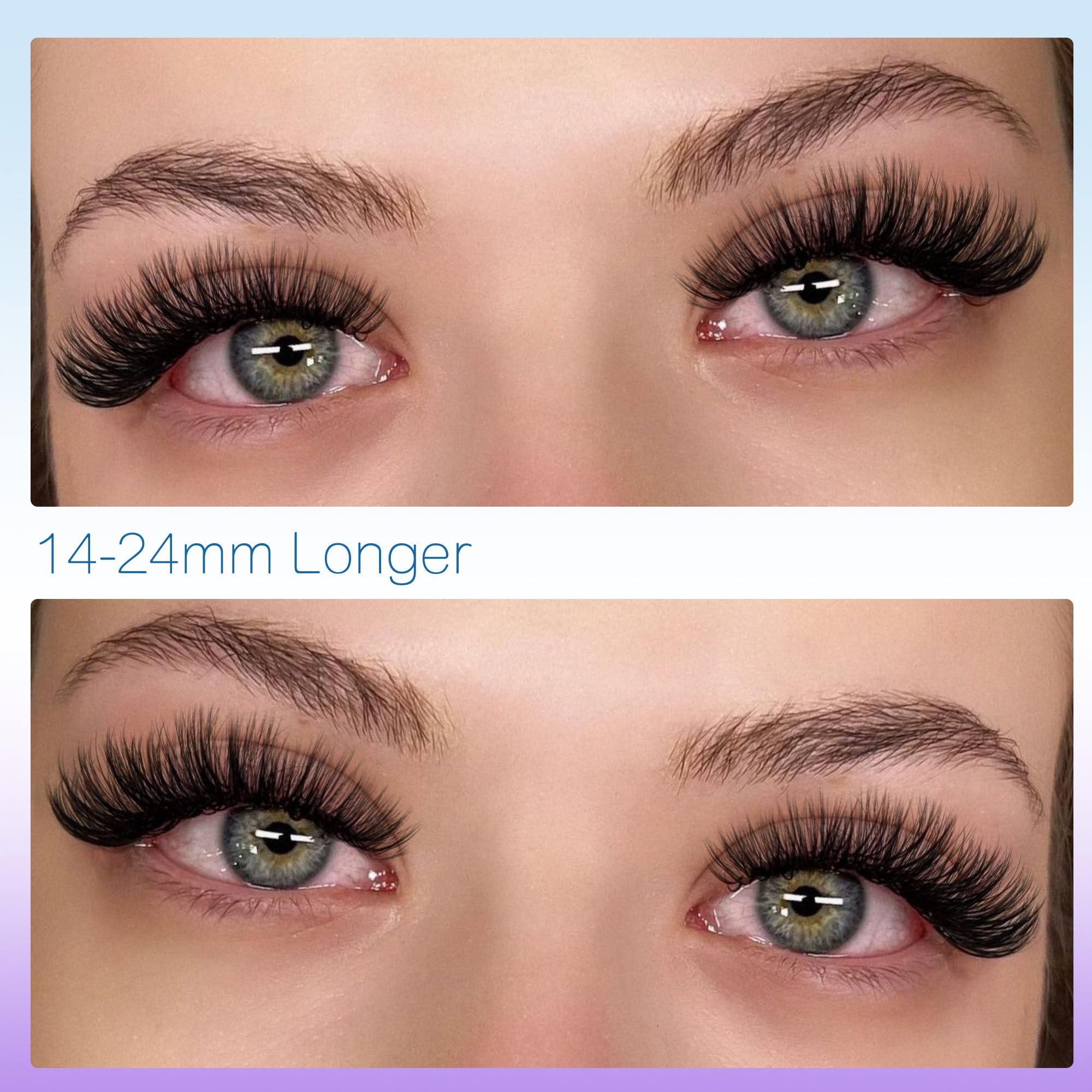 Geeneiya 100D Lash Extension Kit — 14-24mm Cluster Lashes, Bond & Seal, Beginner Friendly