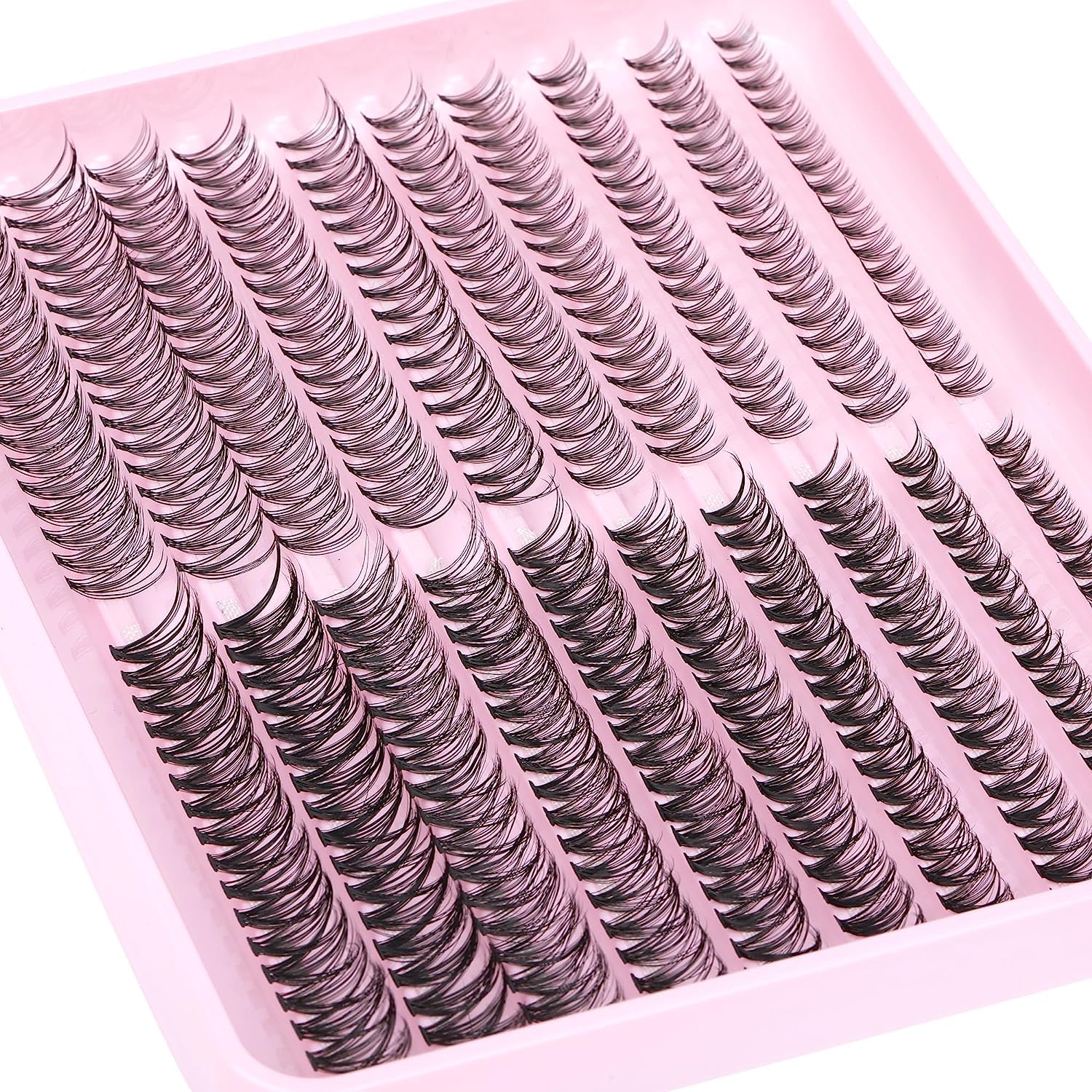 Geeneiya 20D+40D Lash Extension Kit – Wispy Lash Clusters with Waterproof Bond & Seal