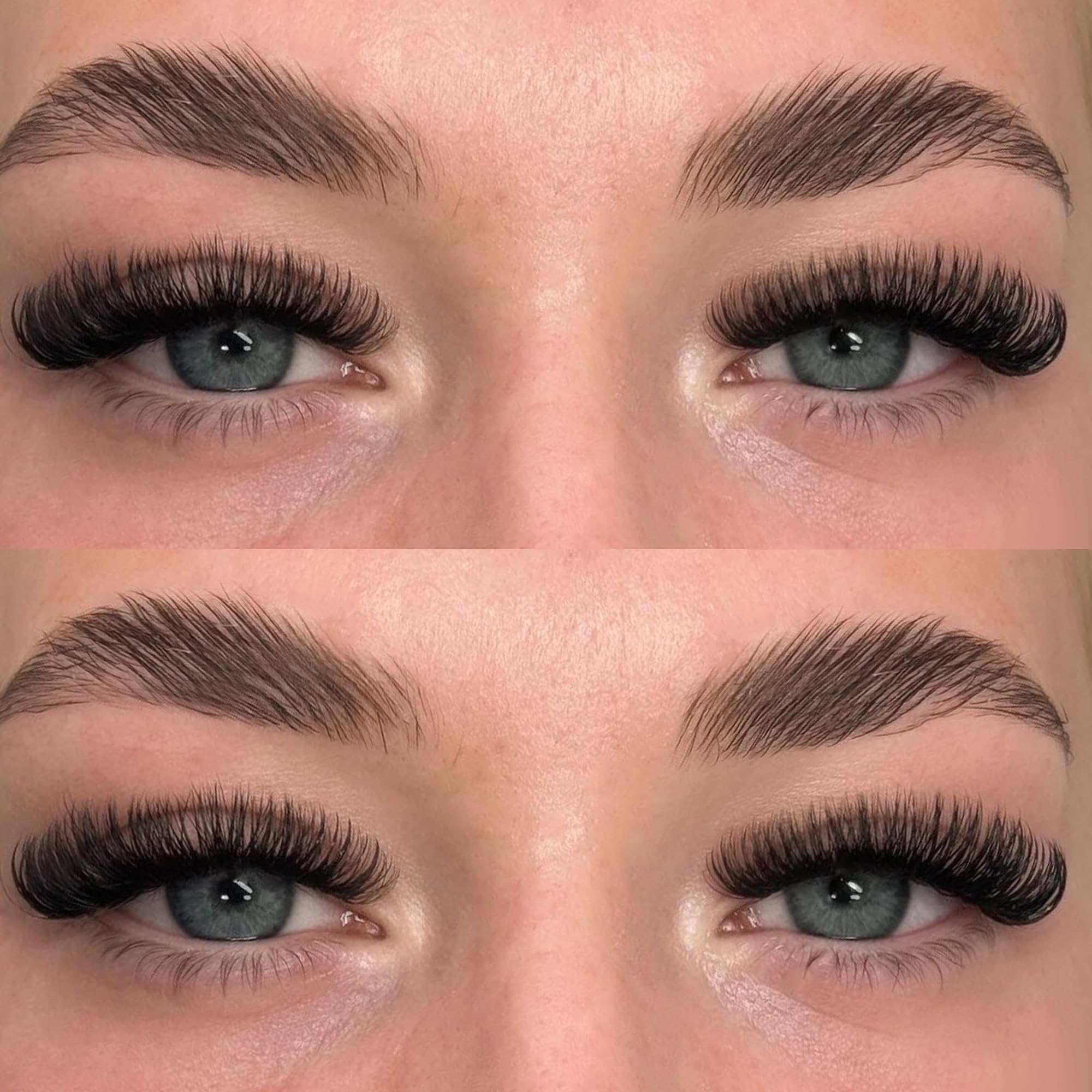 Geeneiya Thick Lashes Extension Kit – DIY 80D+100D Lash Clusters (10-18mm) with Bond & Seal