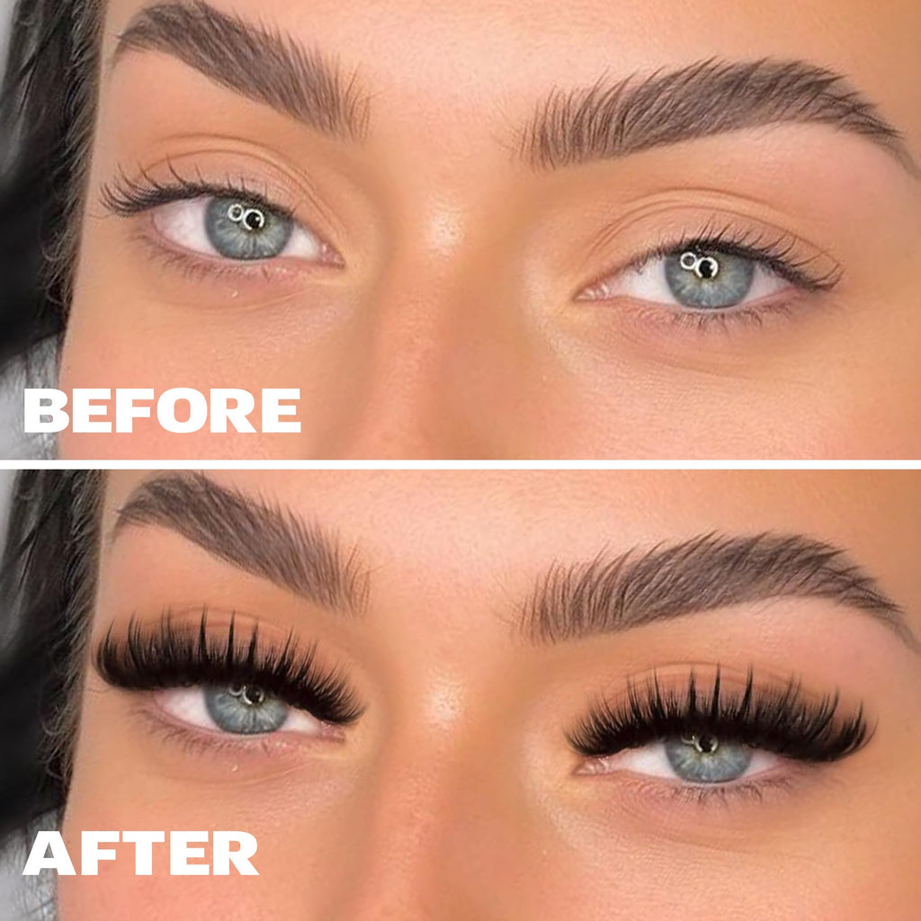 Geeneiya Volume Lash Clusters Kit – 10-18mm & 16-18mm Spikes DIY Lashes