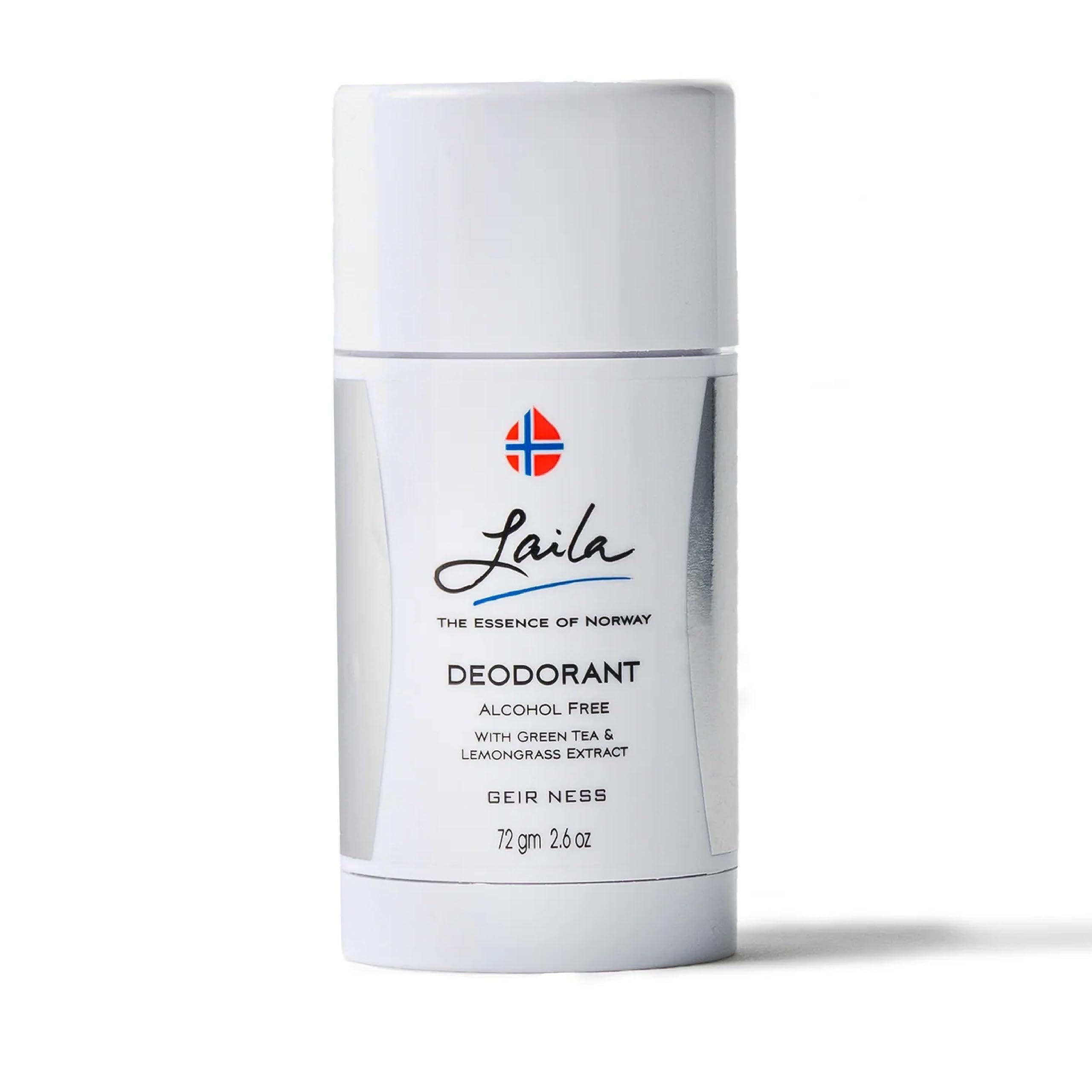 Geir Ness Laila Deodorant - Lemongrass & Green Tea - Alcohol & Aluminum Free | Long-Lasting Freshness