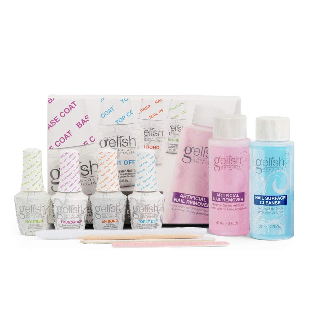 Gelish MINI Complete Basix Kit – Gel Nail Prep for At-Home Salon-Quality Manicure