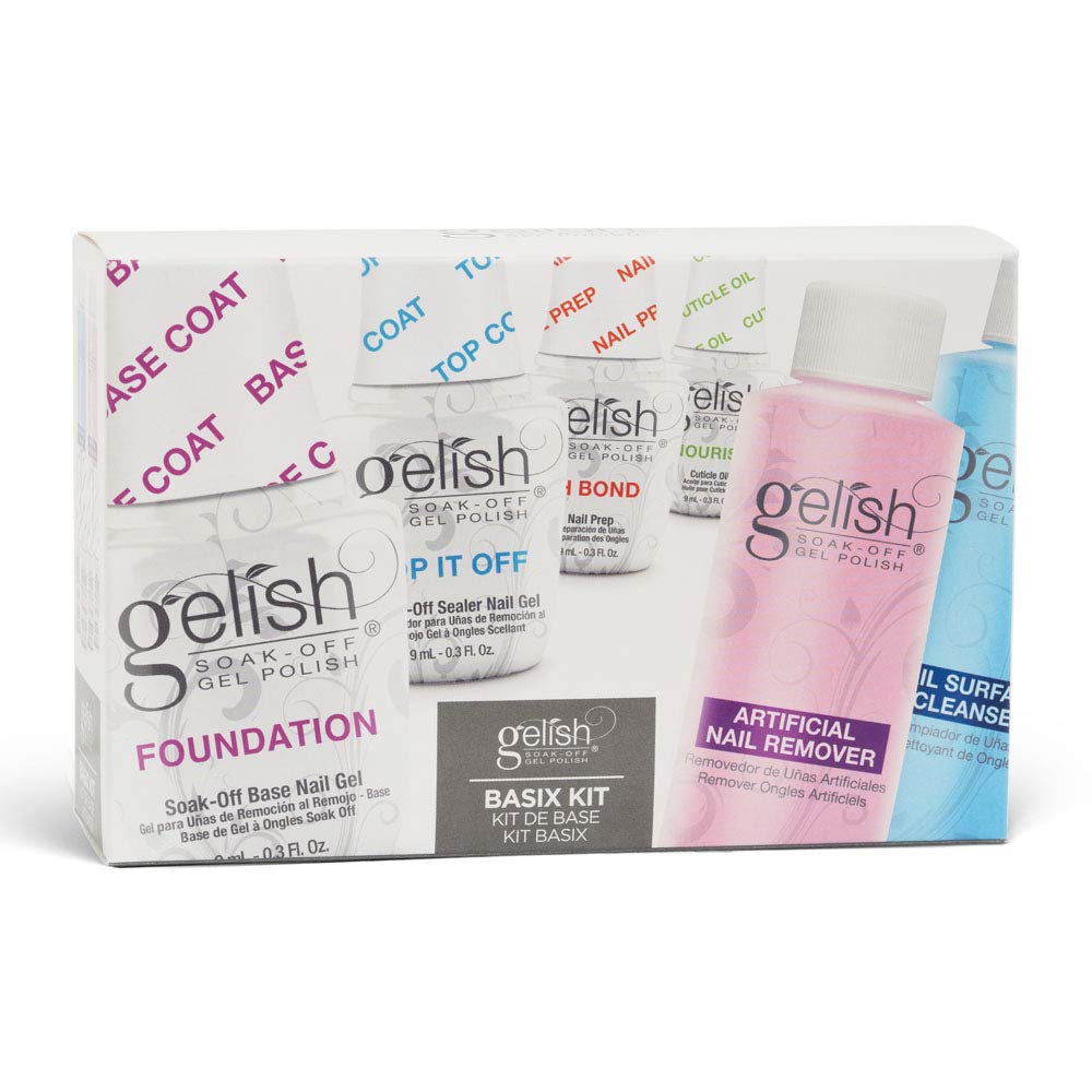 Gelish MINI Complete Basix Kit – Gel Nail Prep for At-Home Salon-Quality Manicure