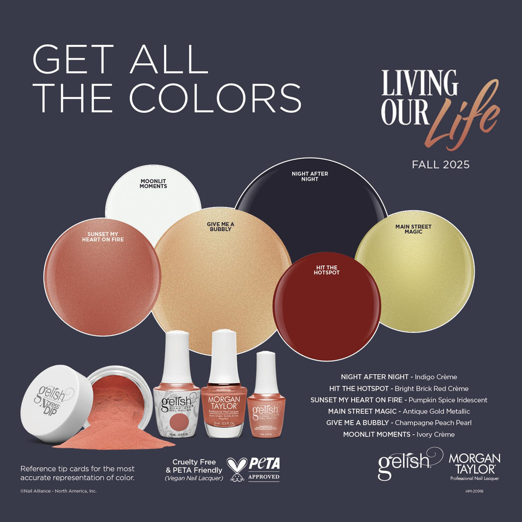 Gelish Moonlit Moments – Fall Collection Living Our Life | TPO-Free Gel Nail Polish