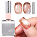 GELLAKTIK 5-in-1 Cat Eye Gel Polish – Caramel Brown (15ml)