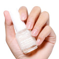 GELLEN Clear Ridge Filling Base Coat – 3-in-1 Nail Strengthener, Sheer Milky White Tint, HEMA/TPO Free